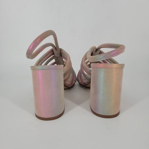 Free People Rainbow Metallic Colette Sandals 7 - Picture 4 of 12